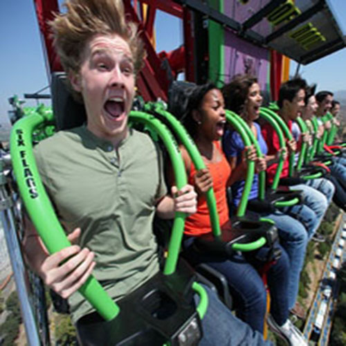 Magic Mountain Roller Coaster