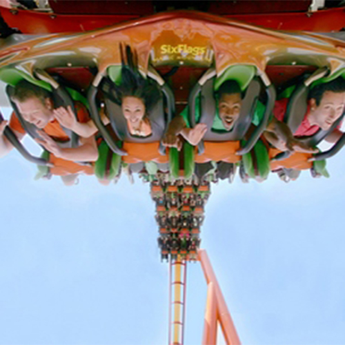 Magic Mountain Roller Coaster
